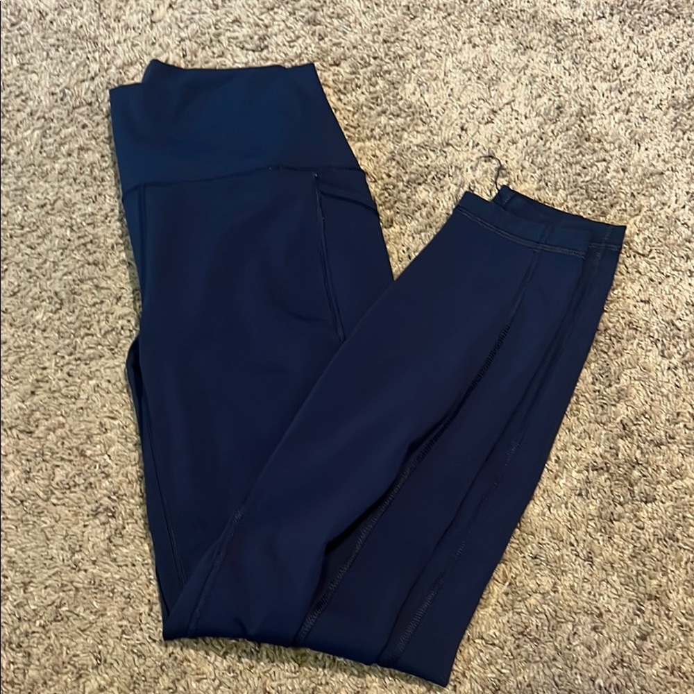 Navy Blue High-Waisted Leggings RBX Size Medium
